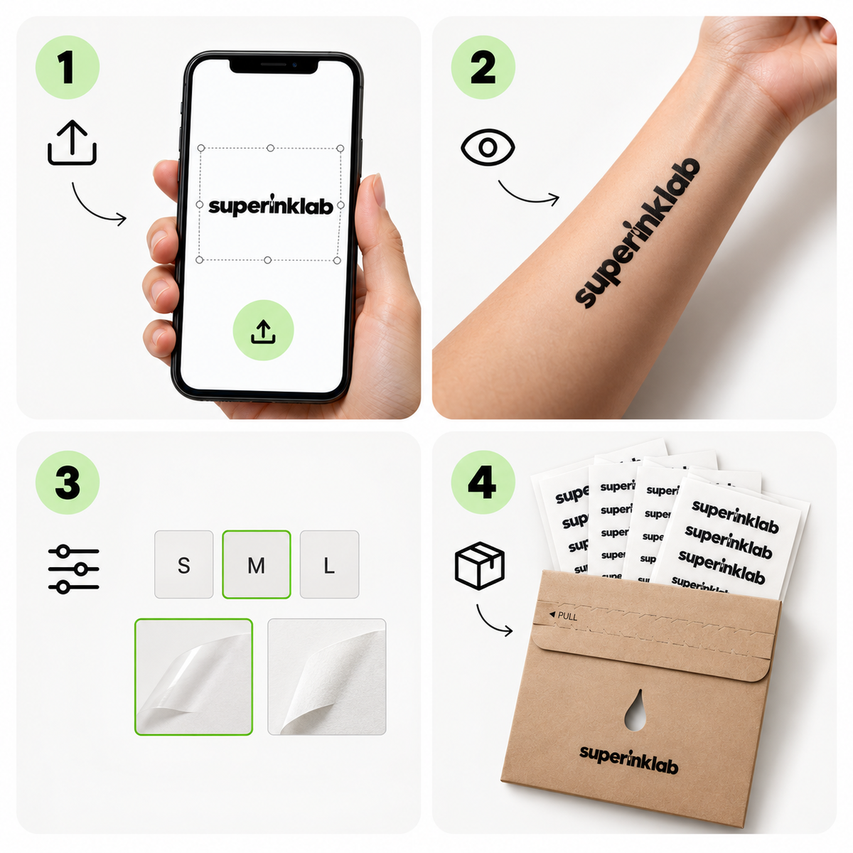 Custom Tattoo Set (4 sheets)
