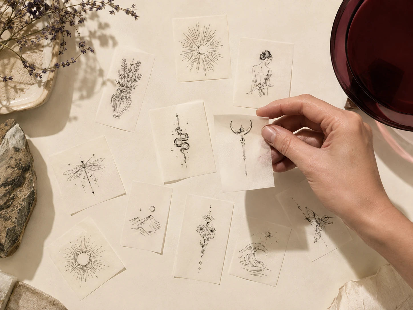 Choosing a fine-line tattoo design