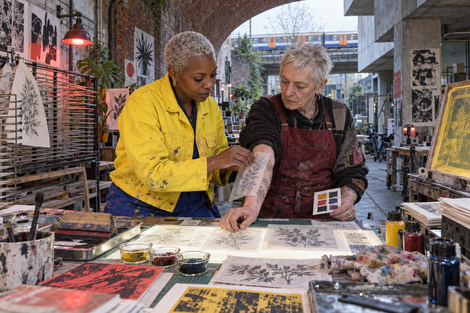 London underground culture and tattoo ink laboratory field study