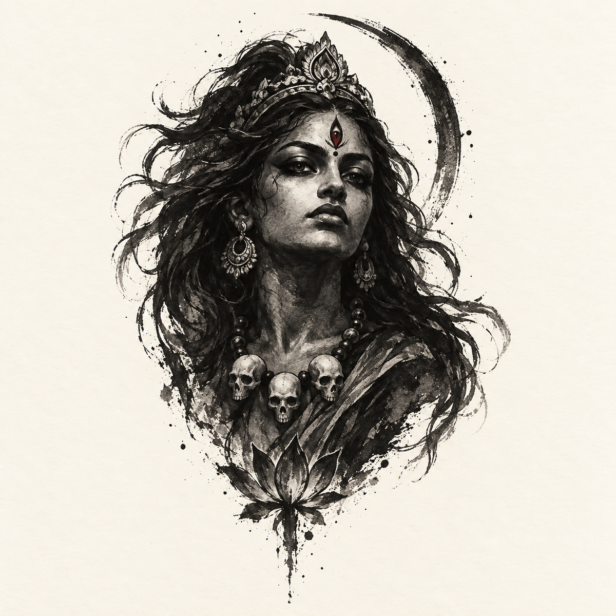 Kali Temporary Tattoo