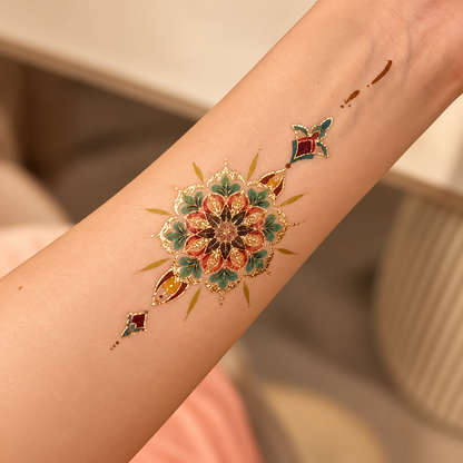 Mandala Temporary Tattoo