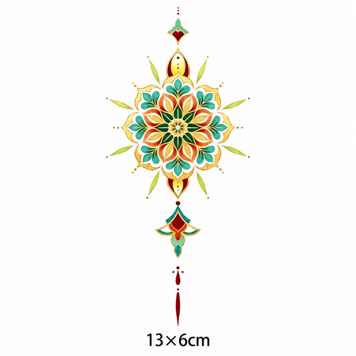 Mandala Temporary Tattoo