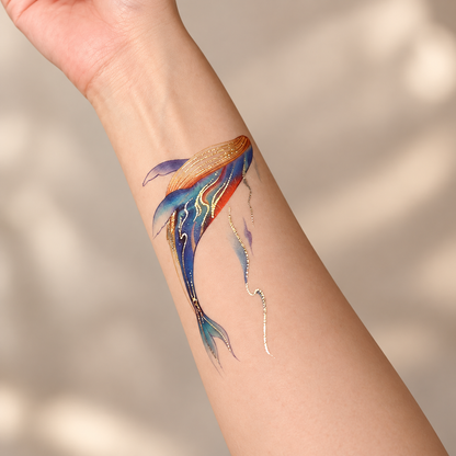 Whale Temporary Tattoo