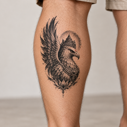 Garuda Temporary Tattoo