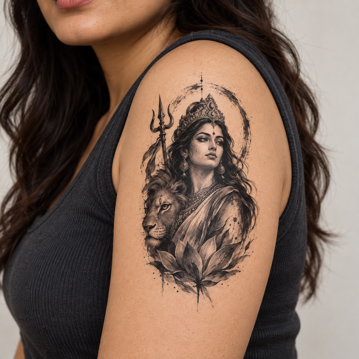 Durga Temporary Tattoo