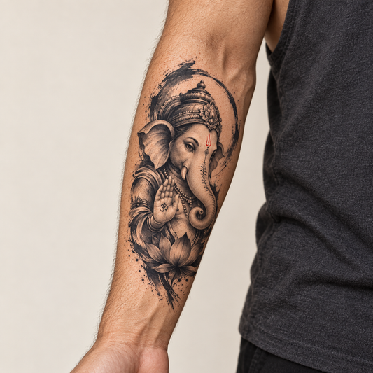 Ganesha Temporary Tattoo