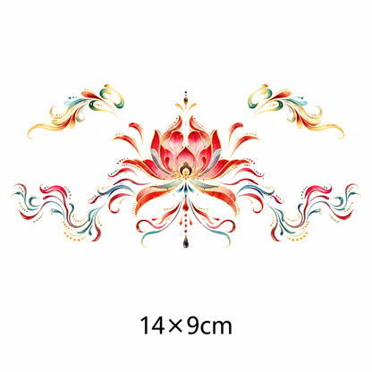 Lotus Flower Temporary Tattoo