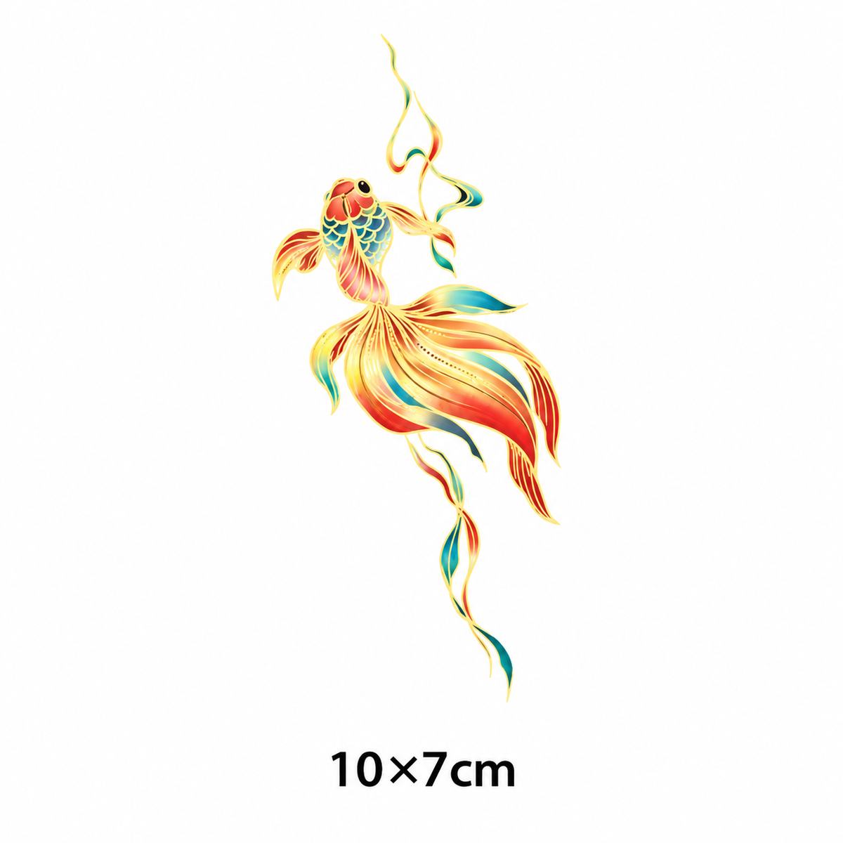 Goldfish Temporary Tattoo
