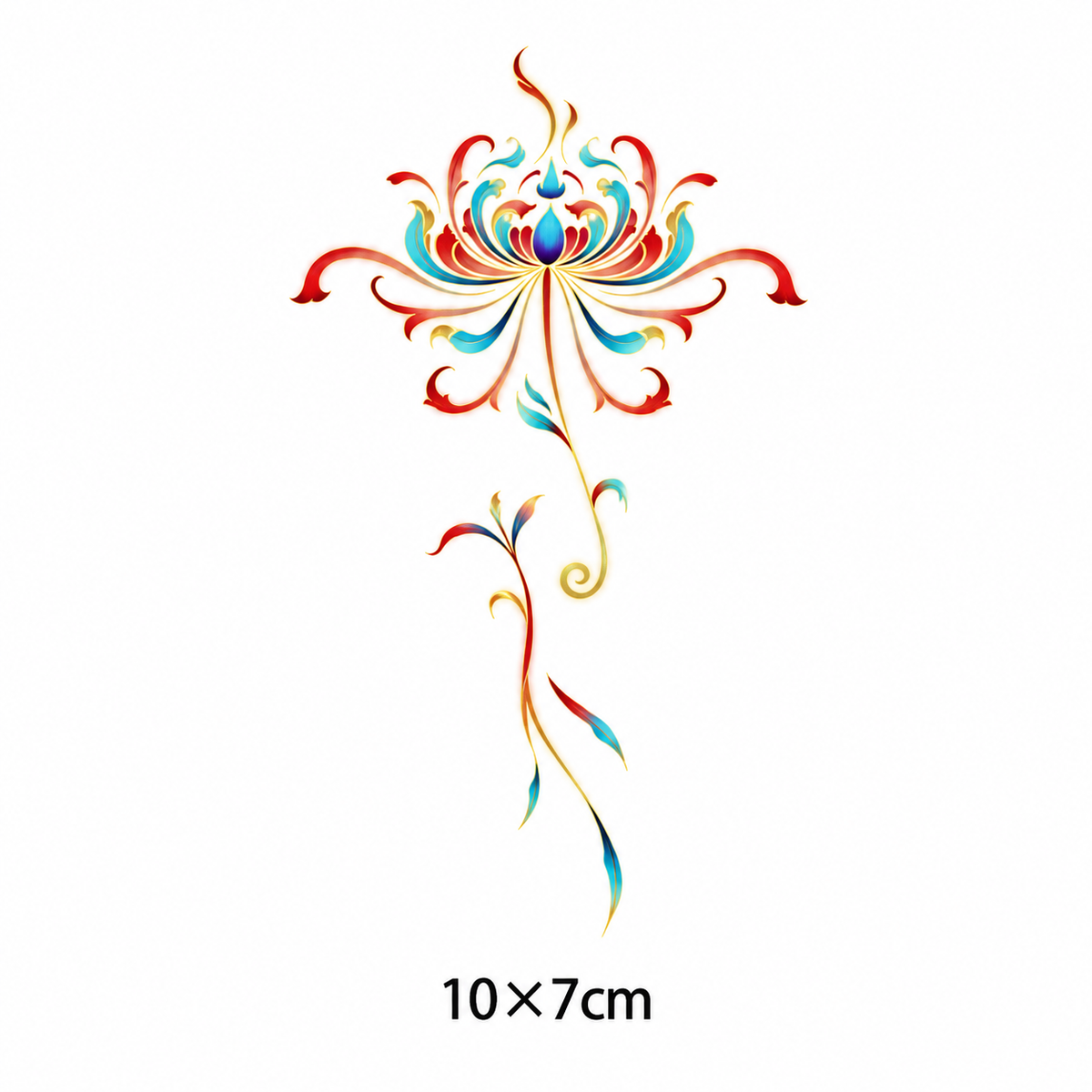 Floral Vine Temporary Tattoo