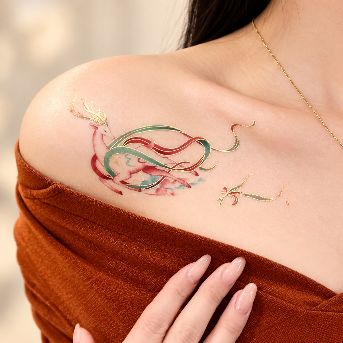 Deer Temporary Tattoo