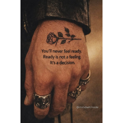 Minimal Arm Temporary Tattoo