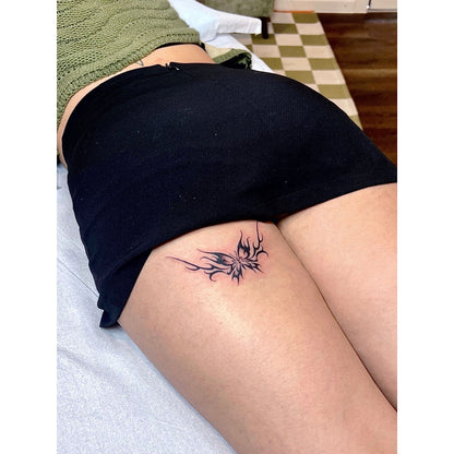 Rose Flower Temporary Tattoo