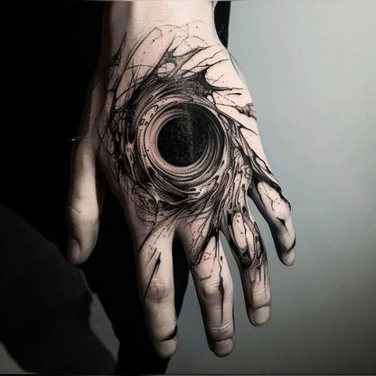 Skeletal Hand Temporary Tattoo