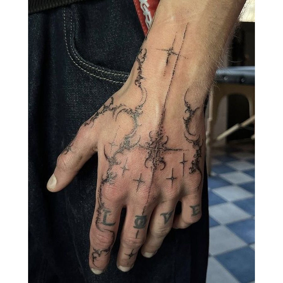 Vine Hand Tattoo Temporary Tattoo | Superink Lab