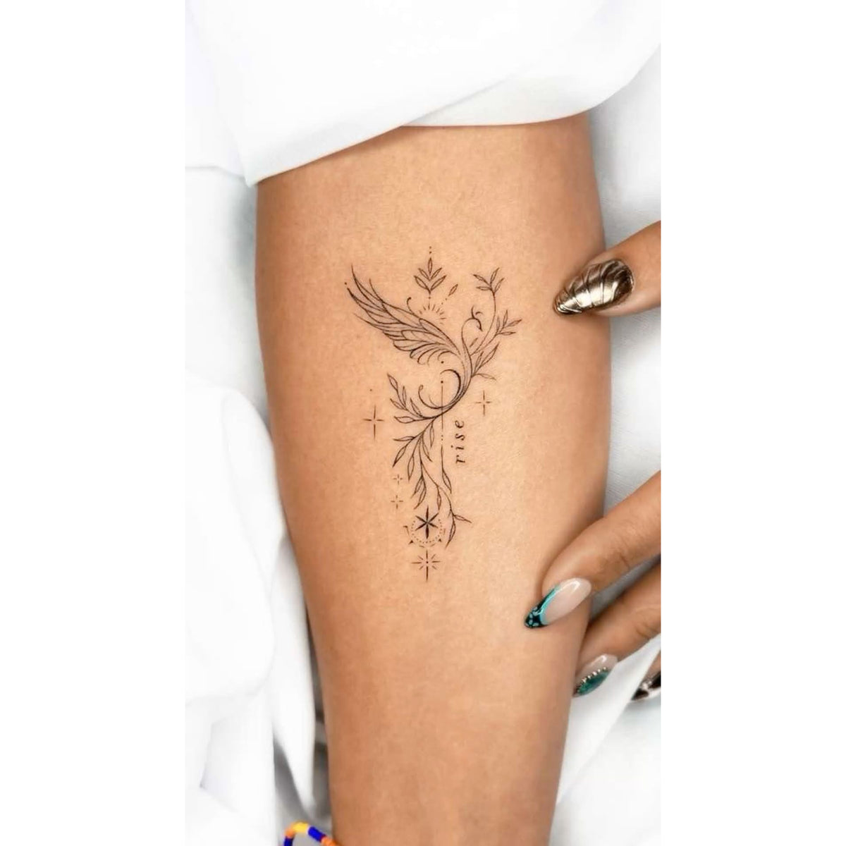Wildflower Branch Temporary Tattoo