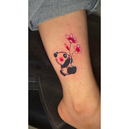 Flower Stem Temporary Tattoo
