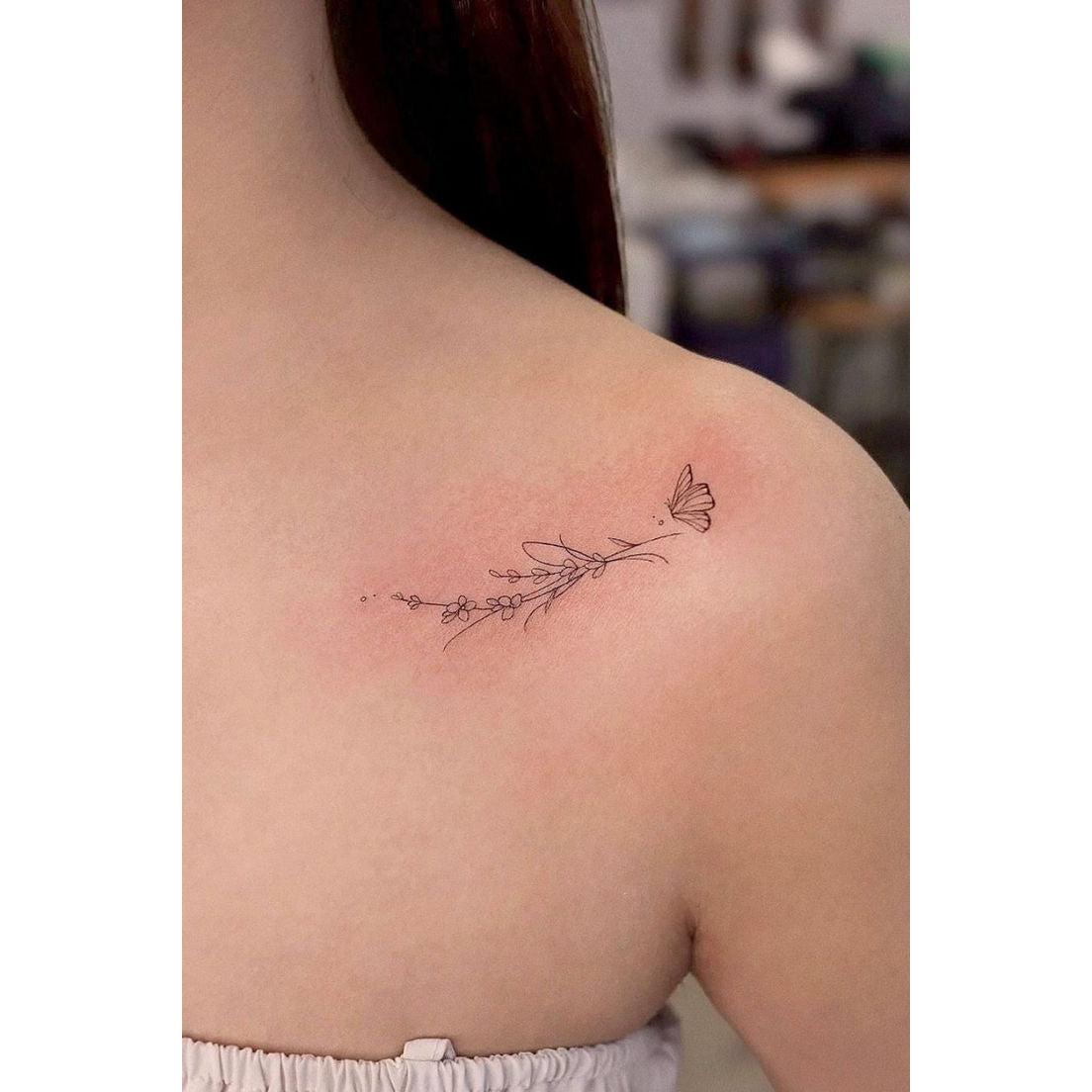 Shoulder Branch Temporary Tattoo