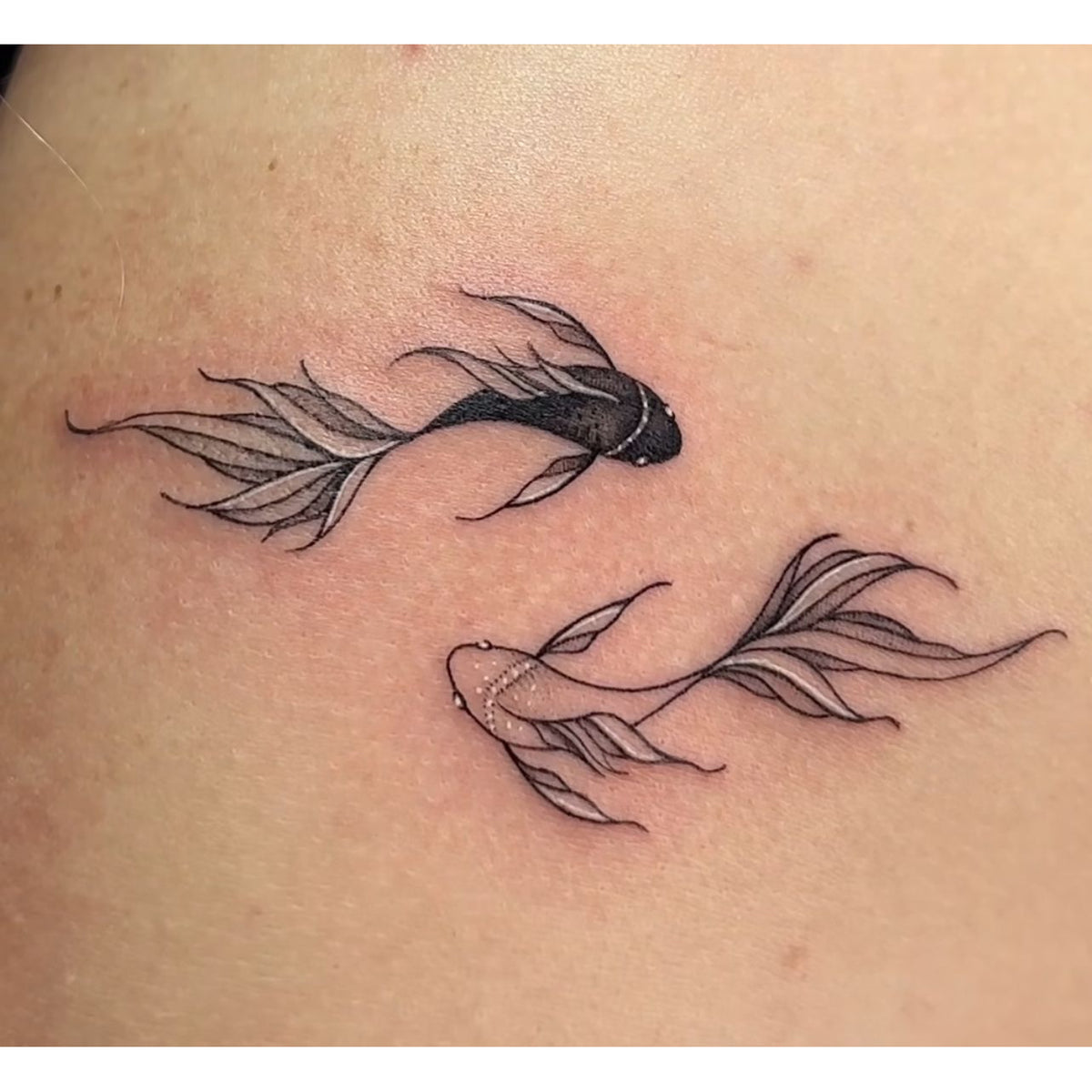 Flying Birds Temporary Tattoo