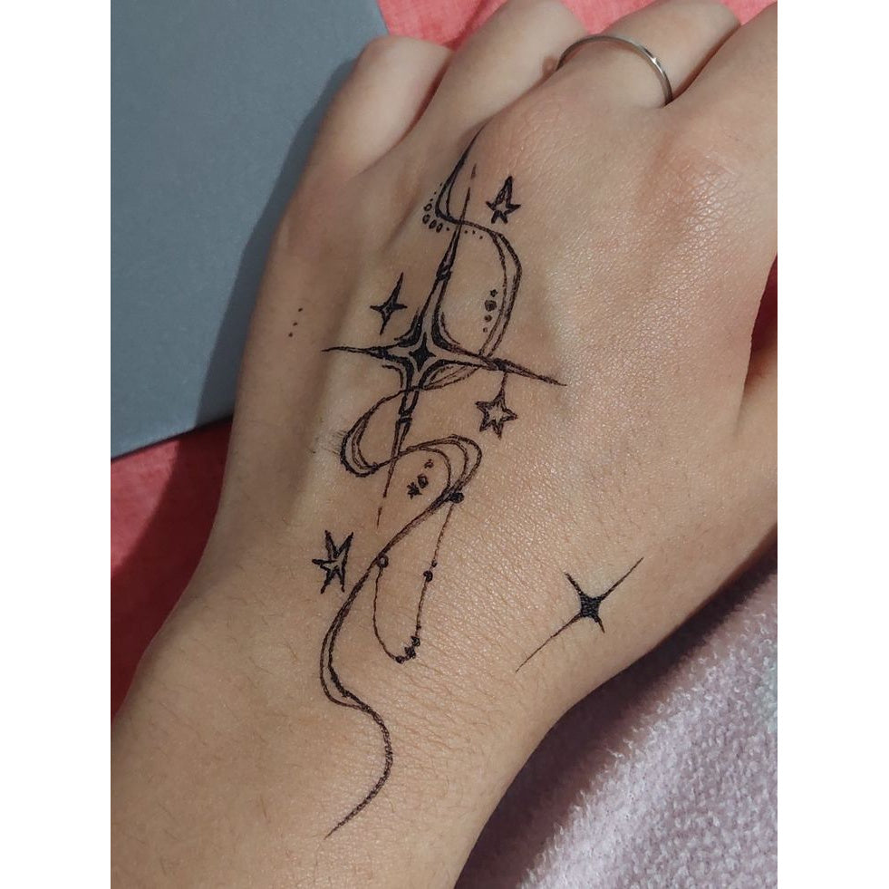 Floral Wrist Branch Temporary Tattoo