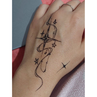 Floral Wrist Branch Temporary Tattoo