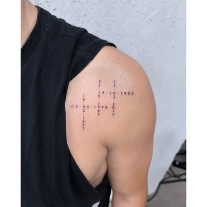 Circle Ornament Temporary Tattoo