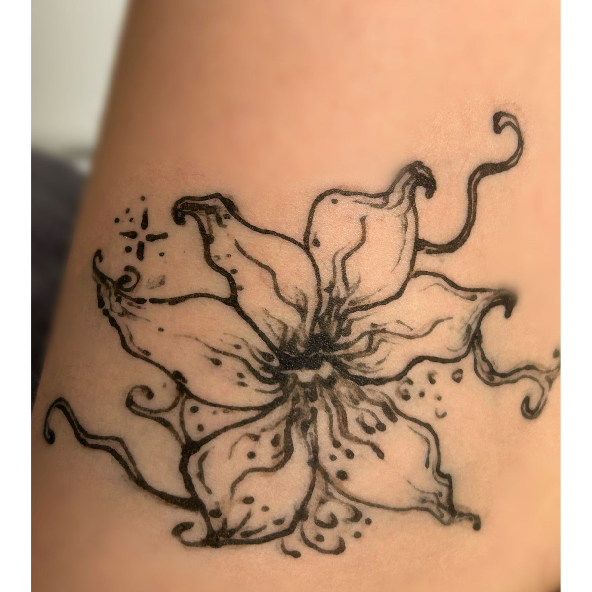 Short Quote Temporary Tattoo – Minimal Script Design