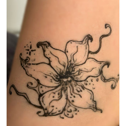 Short Quote Temporary Tattoo – Minimal Script Design