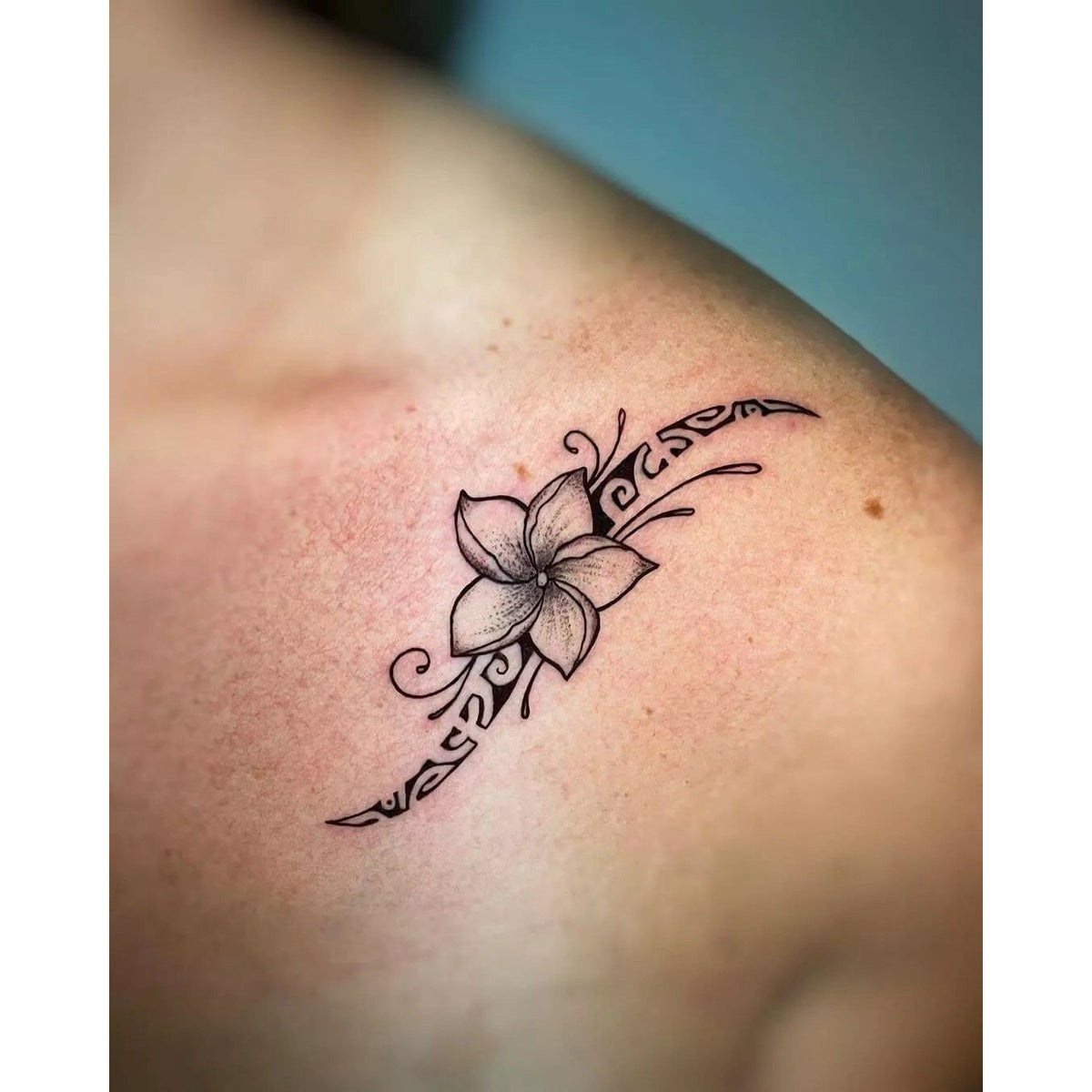 Ornamental Butterfly Temporary Tattoo