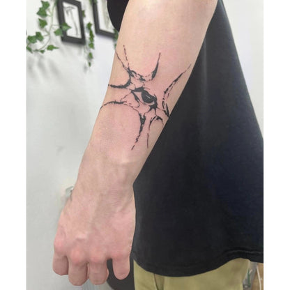 Ornamental Floral Hand Temporary Tattoo