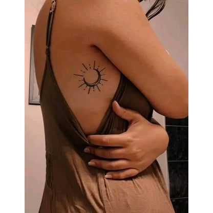Sun and Vine Temporary Tattoo