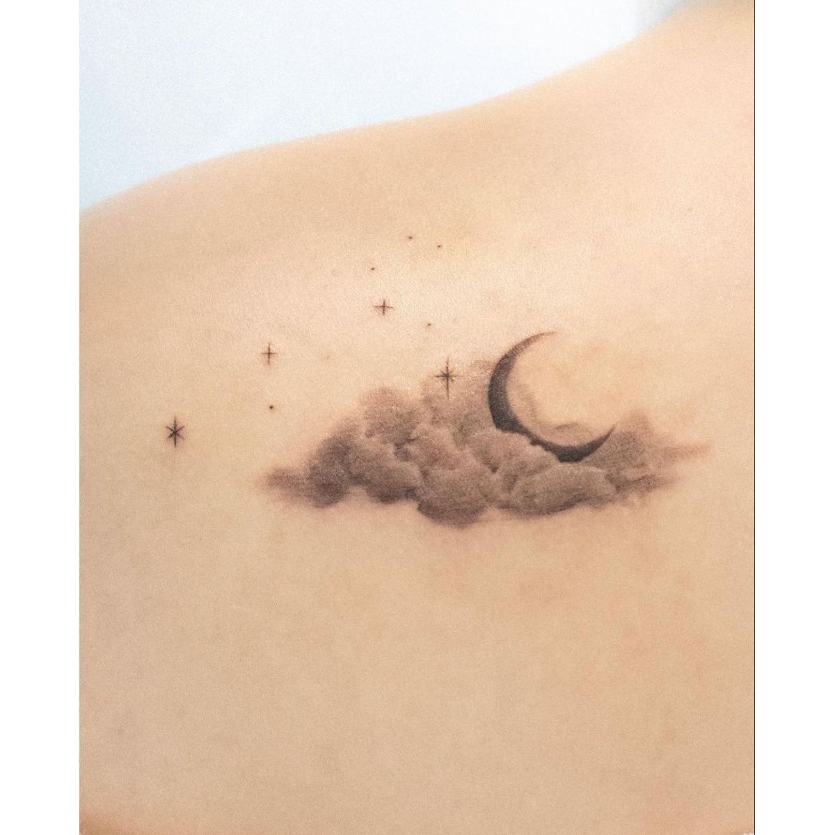 Cloud Tattoo Temporary Tattoo