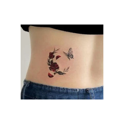 Cross Neck Temporary Tattoo
