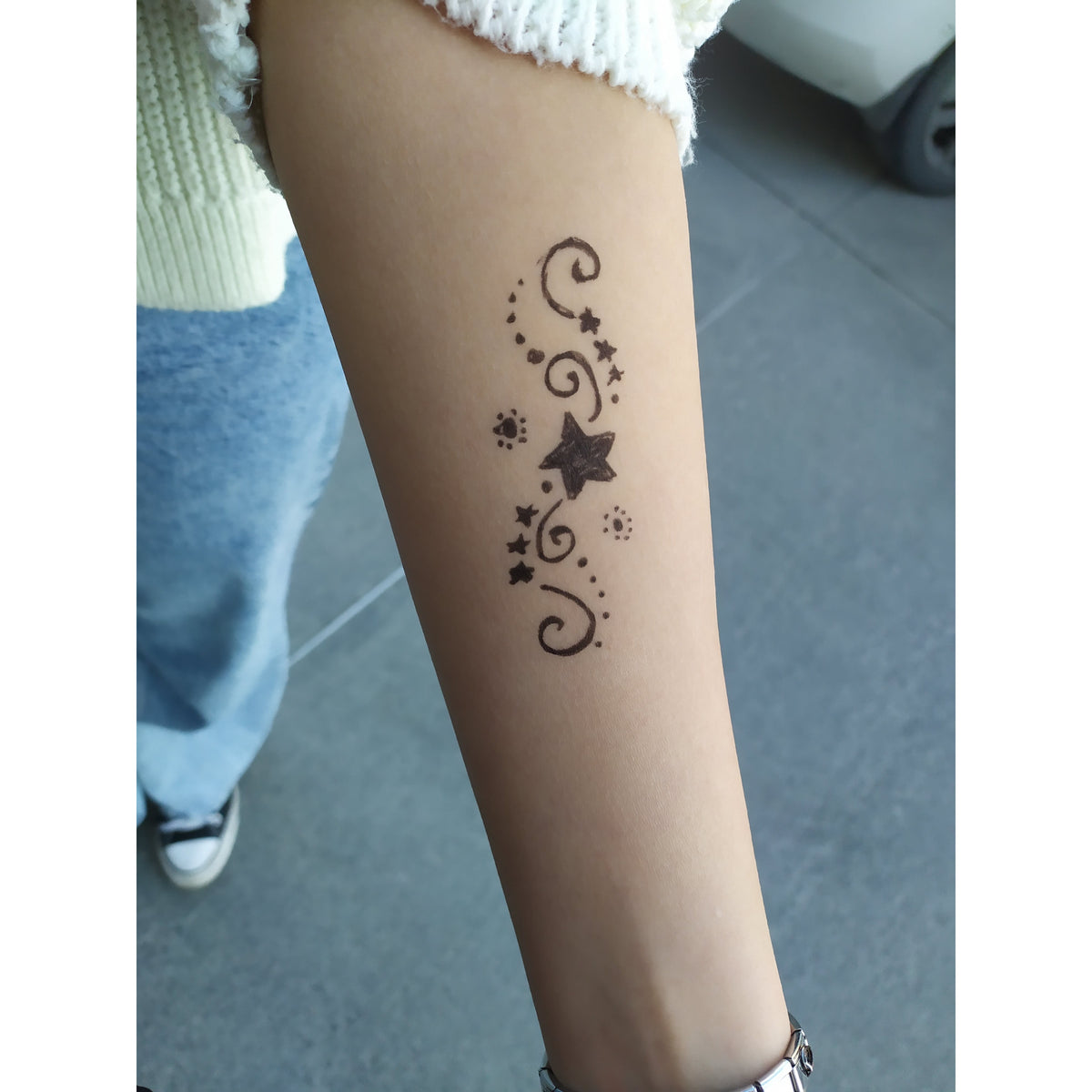 Celestial Vine Temporary Tattoo