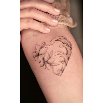 Rose Bouquet Temporary Tattoo