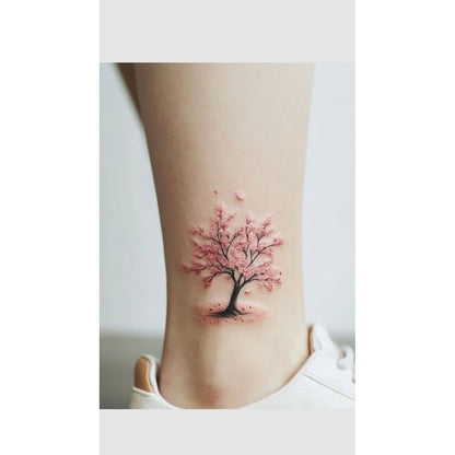 Small Floral Wrist Temporary Tattoo