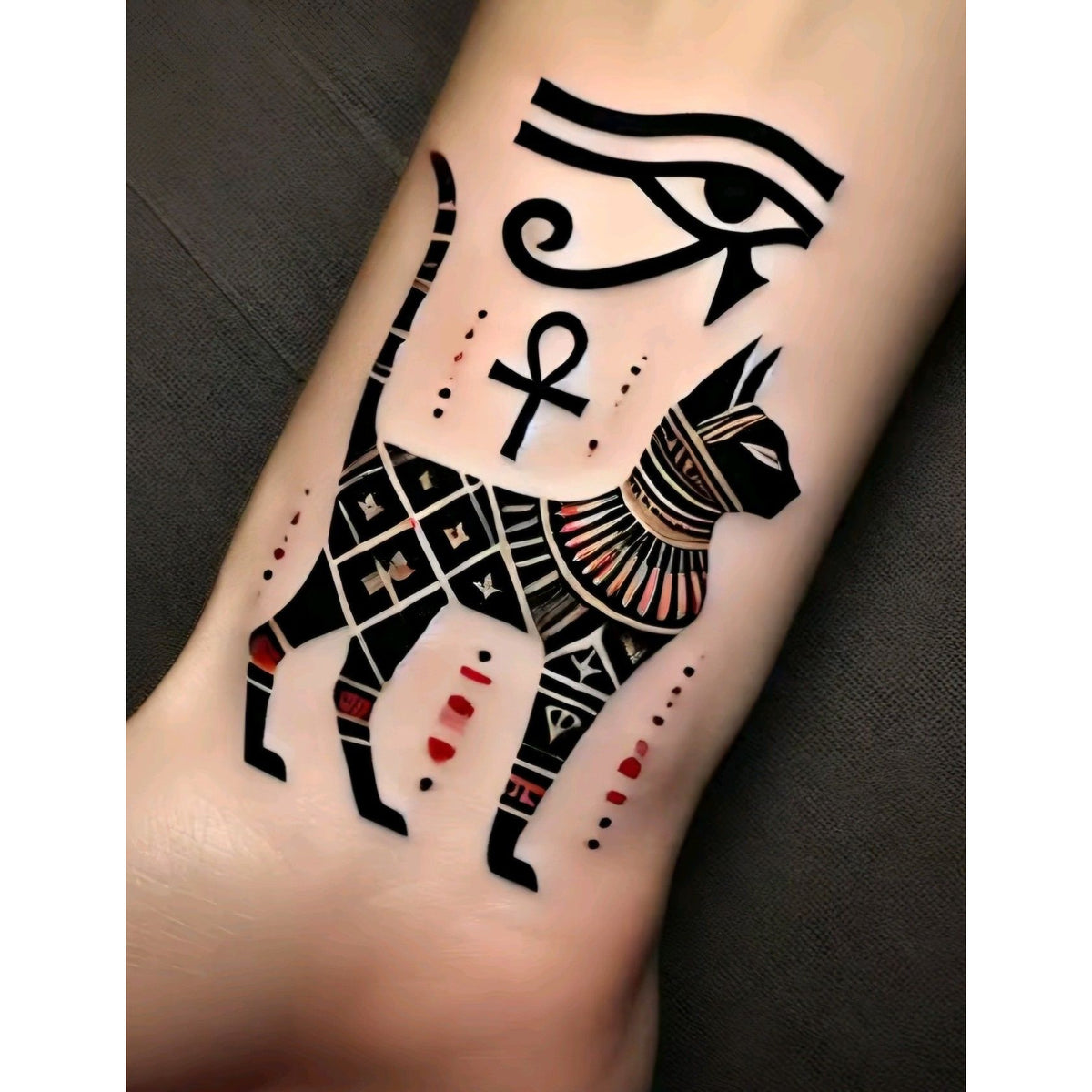 Egyptian Eye Temporary Tattoo