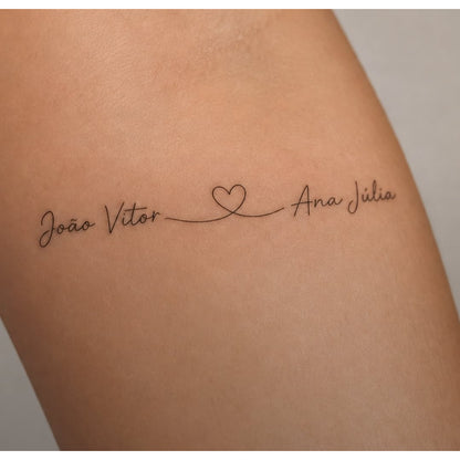 Name Script Tattoo Design