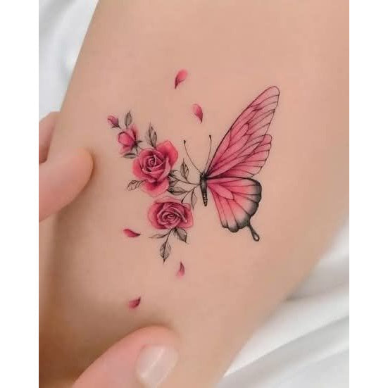 Hand Symbols Temporary Tattoo