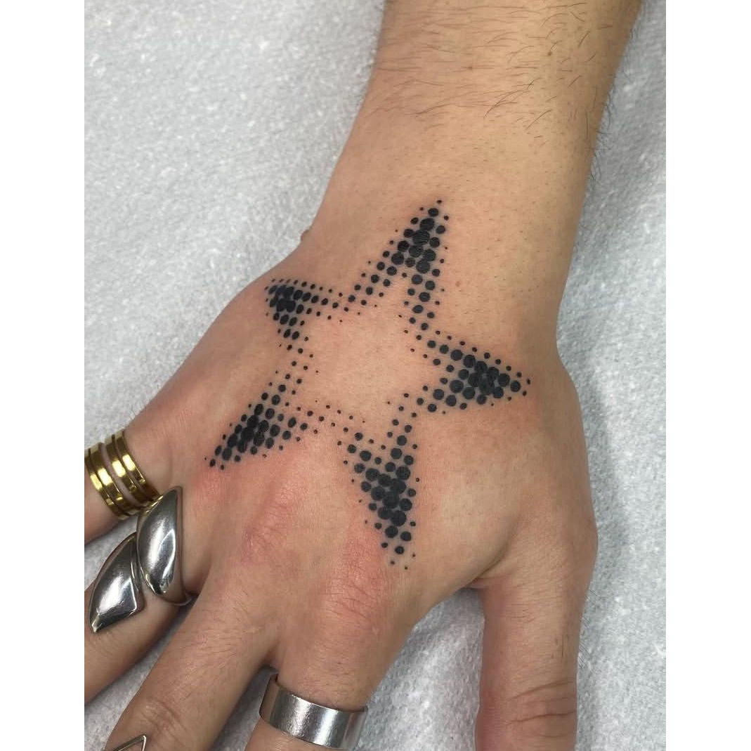 Starry Hand Temporary Tattoo | Superink Lab