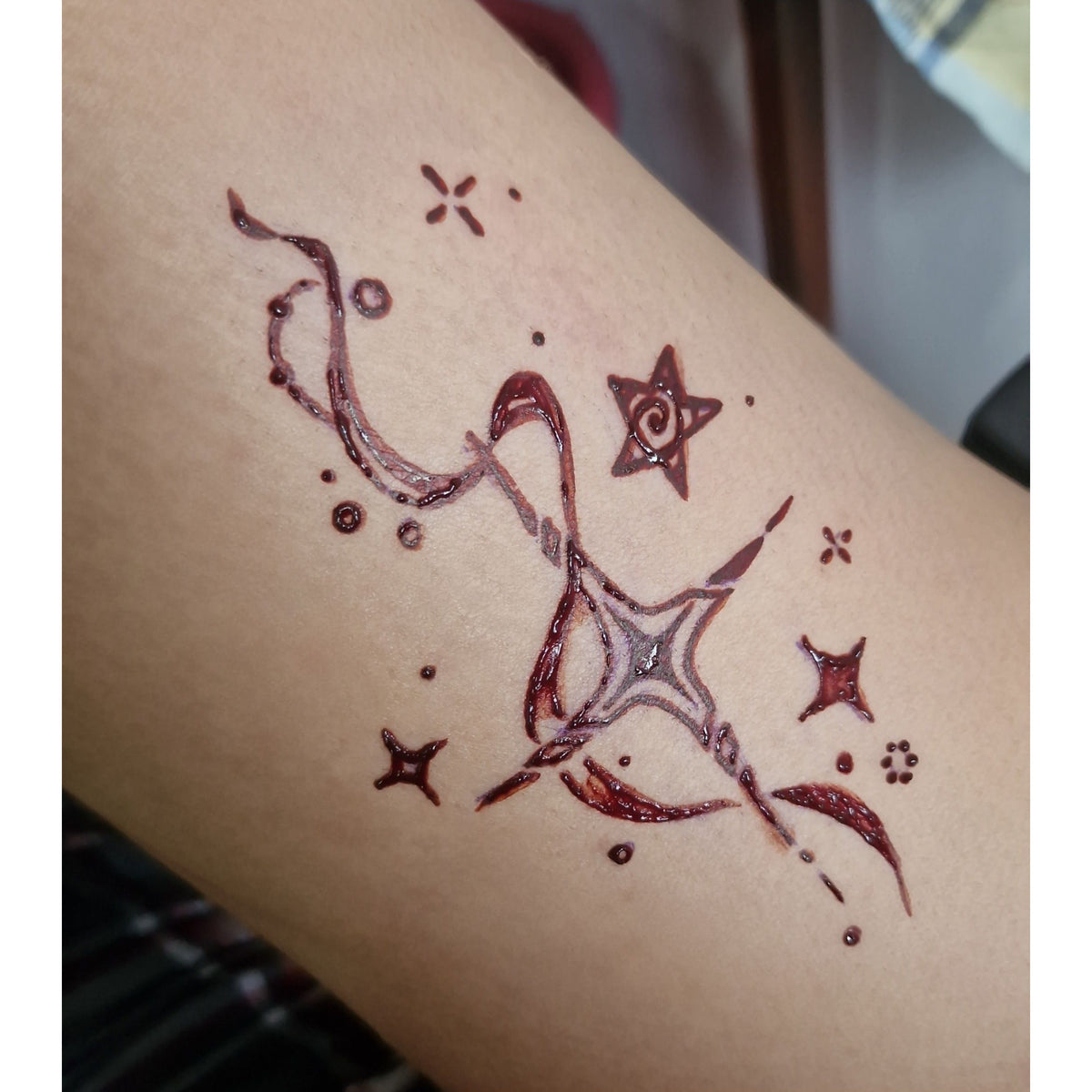 Forearm Script Temporary Tattoo