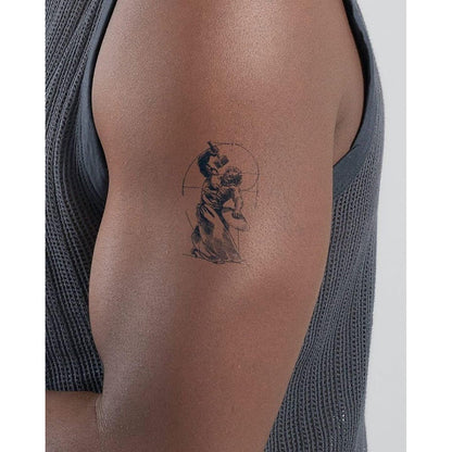 Gothic Figure Temporary Tattoo