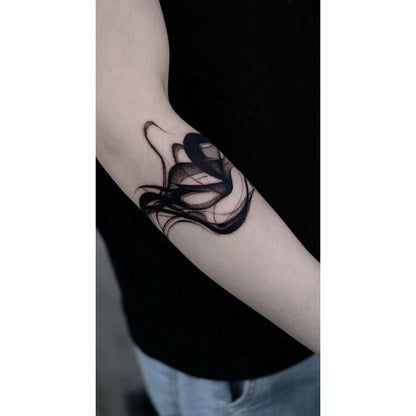 Black Snake Temporary Tattoo