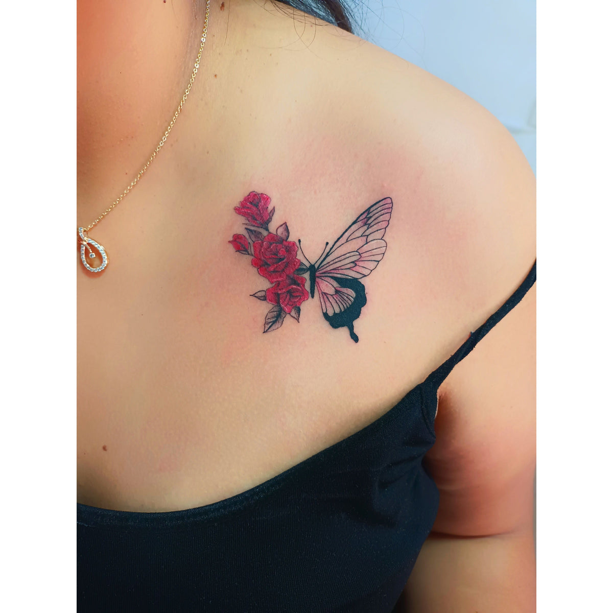 Portrait Arm Temporary Tattoo