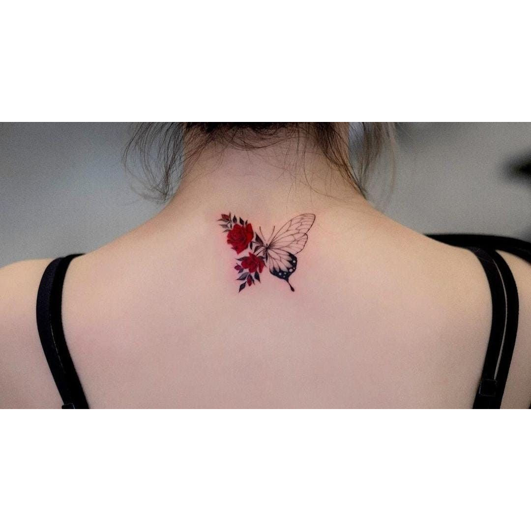 Cute Cat Temporary Tattoo