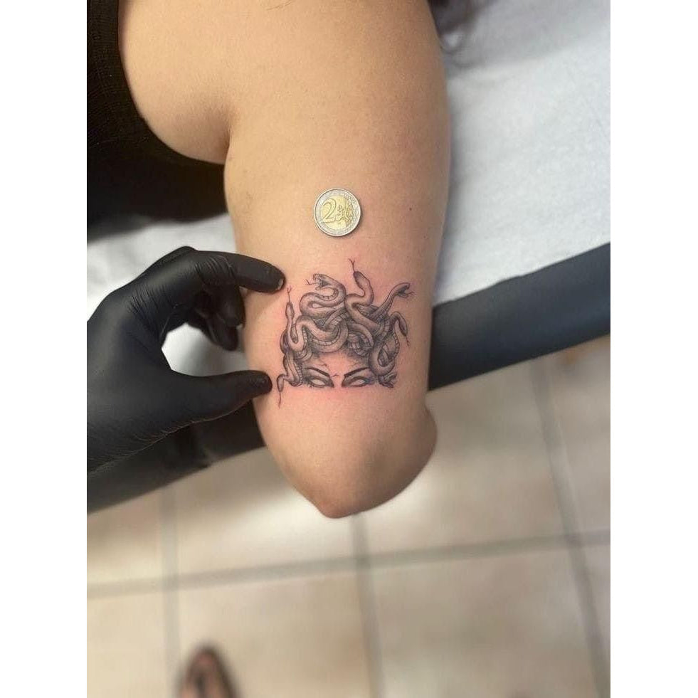 Pink Floral Wrist Temporary Tattoo