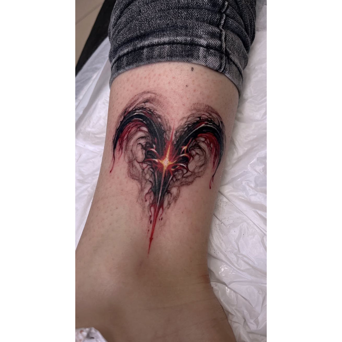 Anime Cat Temporary Tattoo