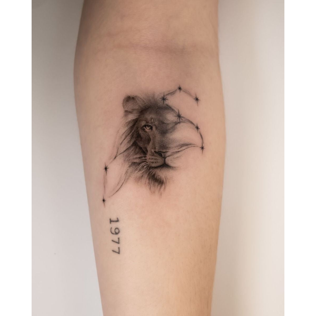 Dandelion Script Temporary Tattoo