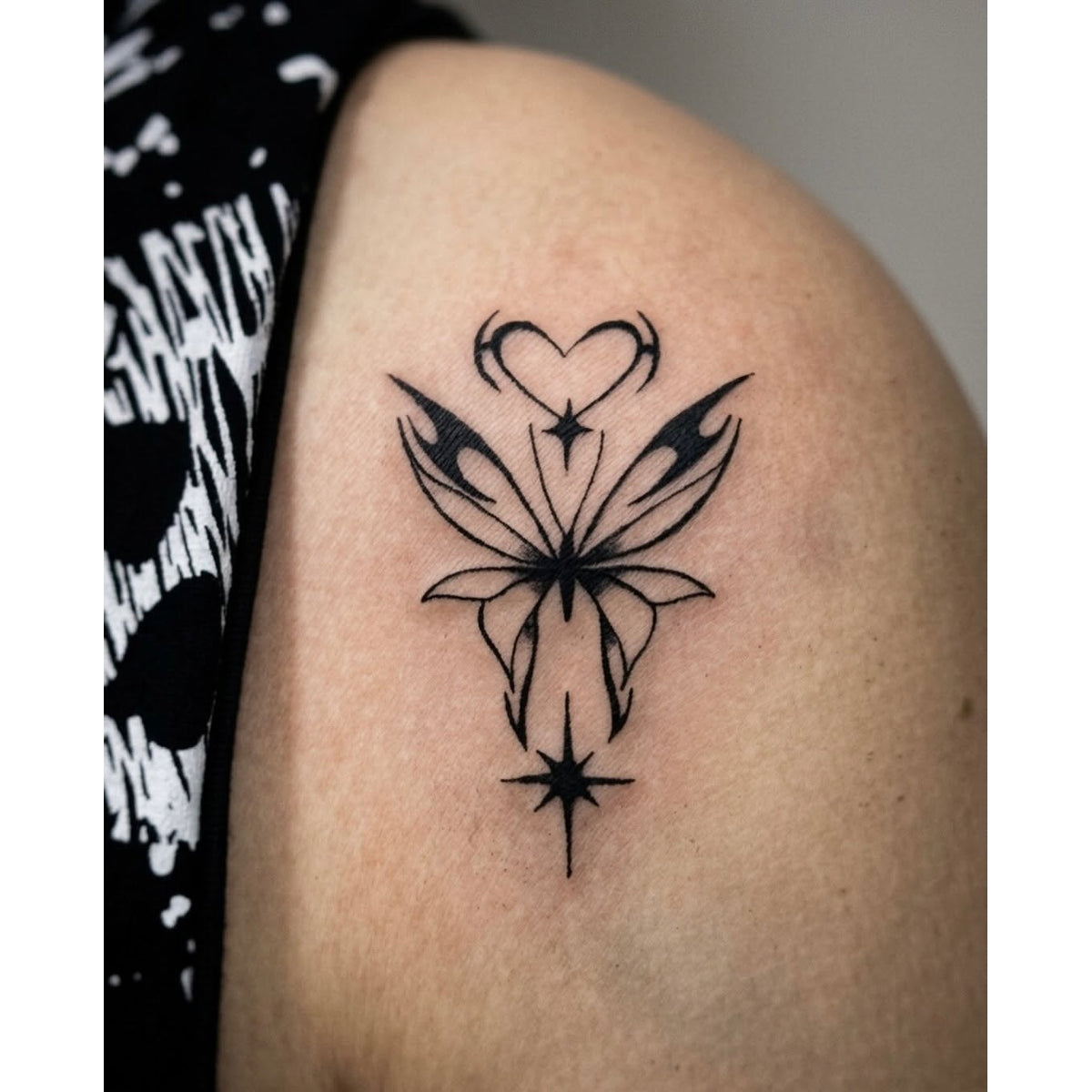 Lotus Sun Temporary Tattoo