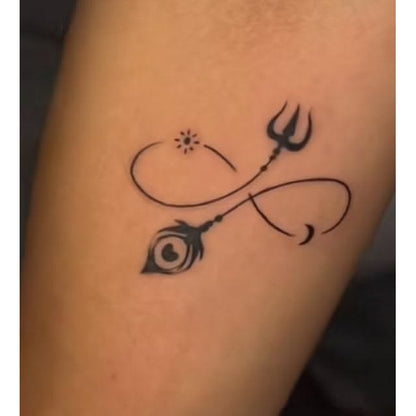 Celestial Symbol Temporary Tattoo
