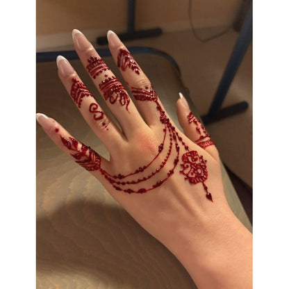 Starfish Line Temporary Tattoo